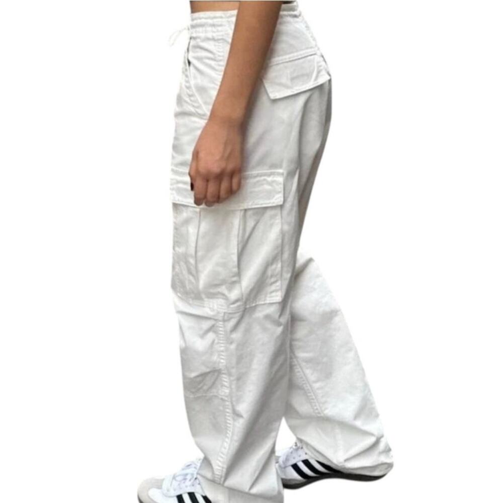 Brandy Melville OS cinch waist cinch hem cargo pant P3 2266